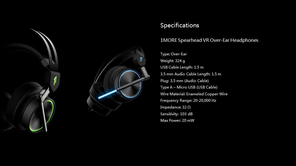 هدفون مخصوص بازی وان مور مدل 1More VR Gaming H1005