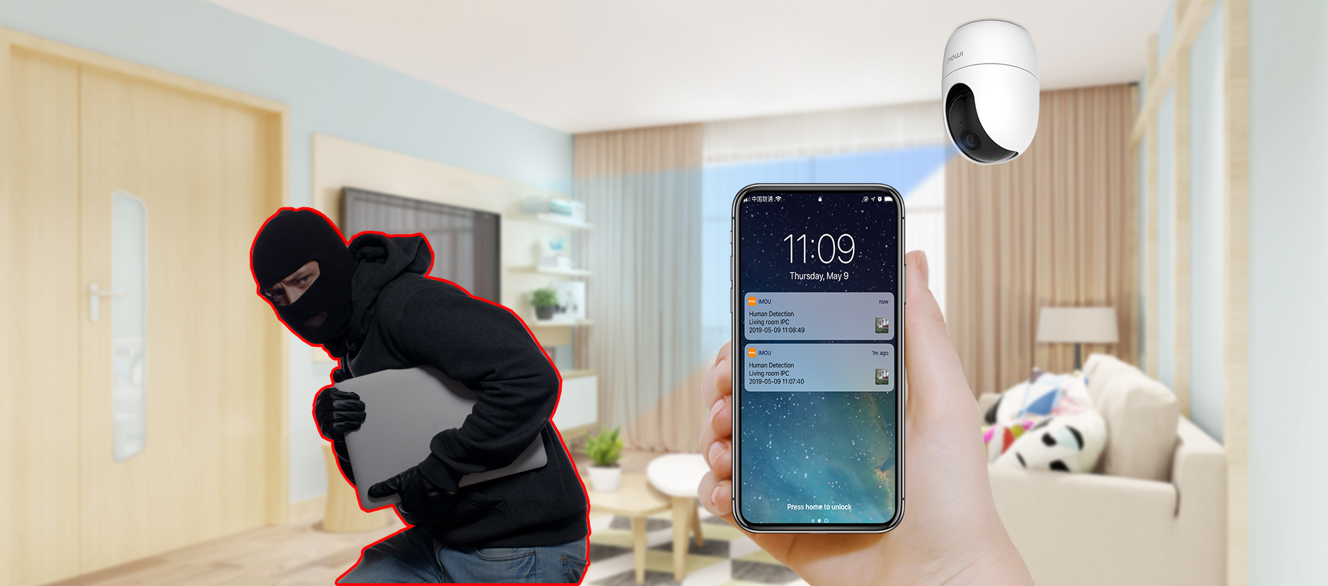 دوربین ایمو دوربین هوشمند بی‌‌سیم 2 مگاپیکسل آیمو Imou مدل Ranger 2 2MP IPC-A22EP-G